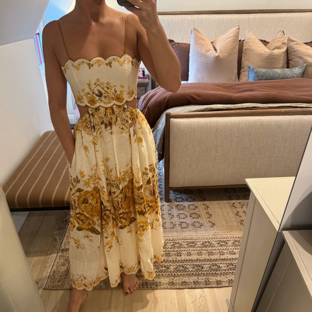 Zimmerman Scallop Maxi Dress